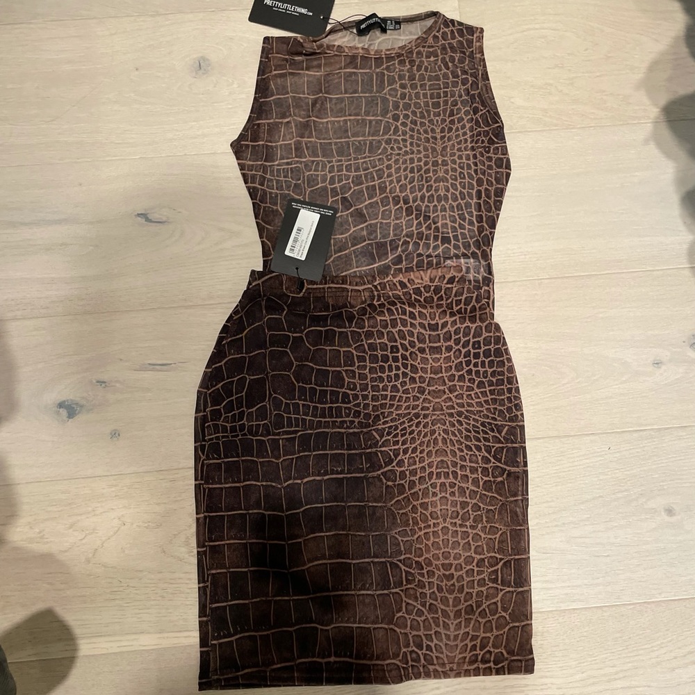 Pretty little thing matching set. NWT. Sz 4